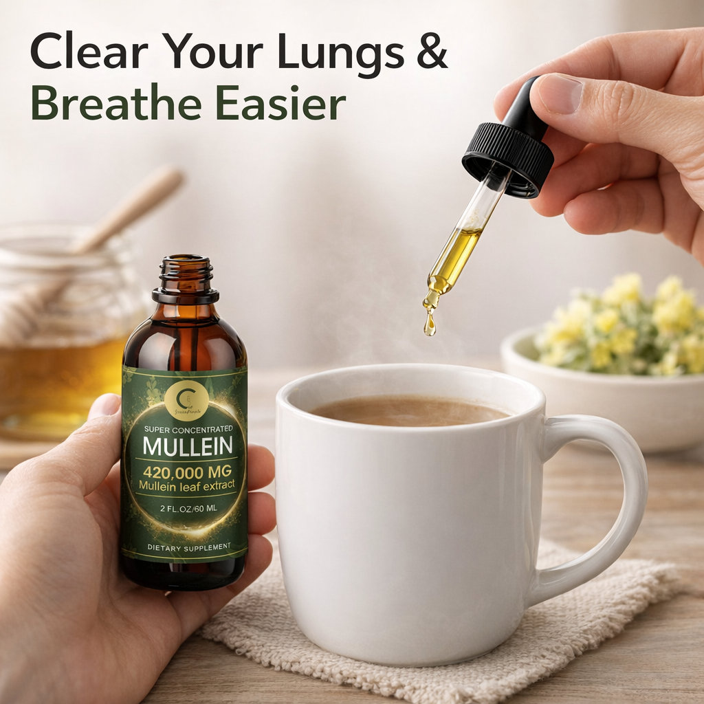 Aireva Lung Cleanse Mullein Drops For Singers