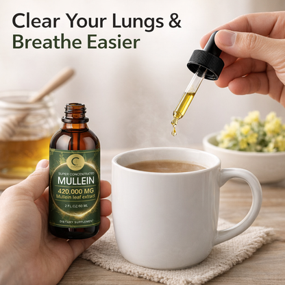 Aireva Lung Cleanse Mullein Drops For Singers